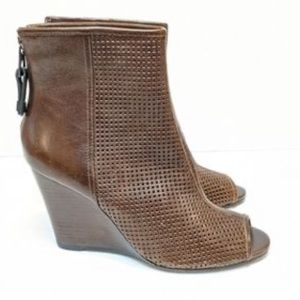 Rudsak peep toe ankle boots